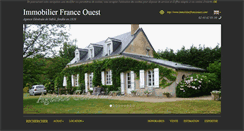 Desktop Screenshot of immobilierfranceouest.com